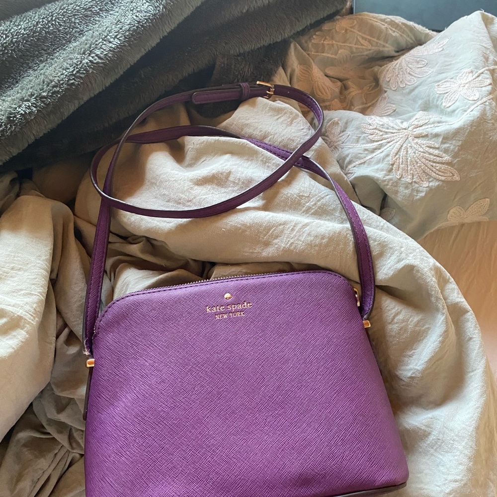 Kate Spade Purple Dome Crossbody Bag